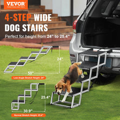 VEVOR Rampe chien anti-dérapante pour montée sécurisée.