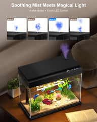 vhbw aquarium mini en verre eau séparée évite les mélanges et garde le poisson en sécurité