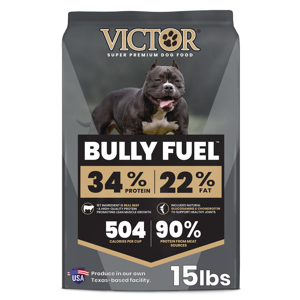 VICTOR Bully Fuel – Premier ingrédient boeuf réel favorisant la masse maigre.