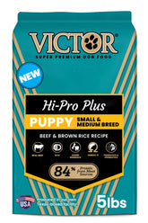 VICTOR Classic Hi-Pro croquettes-petits-chiots favorisant croissance musculaire et énergie durable.