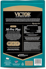 VICTOR Hi-Pro Plus – croquettes versées dans un bol, énergie durable.