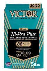 VICTOR Hi-Pro Plus – emballage du sac, pratique pour nourrir les chiens actifs.
