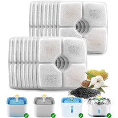 VinDox pack de 16 filtres pour fontaine chat, pratique et économique.