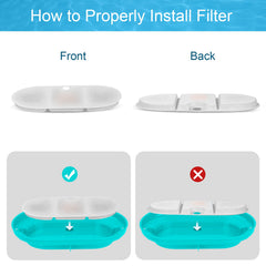 VinDox éponges pré-filtrantes 8 packs pour filtration efficace