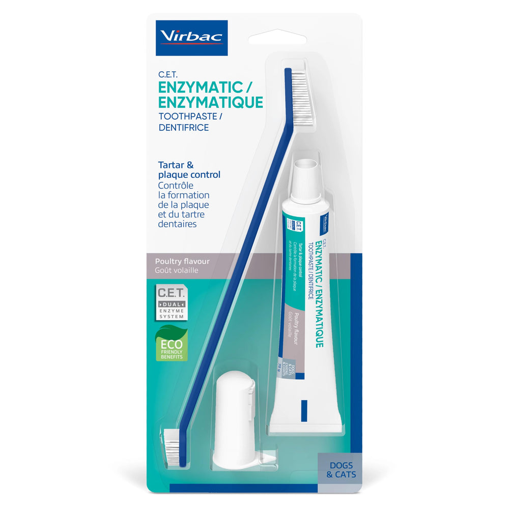Virbac brosse-doigts Cet pour initier le brossage dentaire chez le chien.
