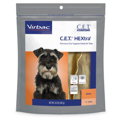 Virbac C.E.T. HEXtra Premium pour chien, biscuit dentaire, aide à réduire la plaque.