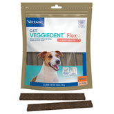 Virbac C.E.T. Veggiedent Flex bouchées petites pour chiens 11-22 lb, hygiène dentaire.
