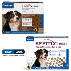 Protection contre puces et tiques pour chien Virbac Effitix Plus