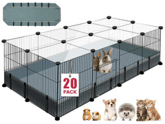 Viscoo enclos petits animaux avec porte interne pour accès facile.