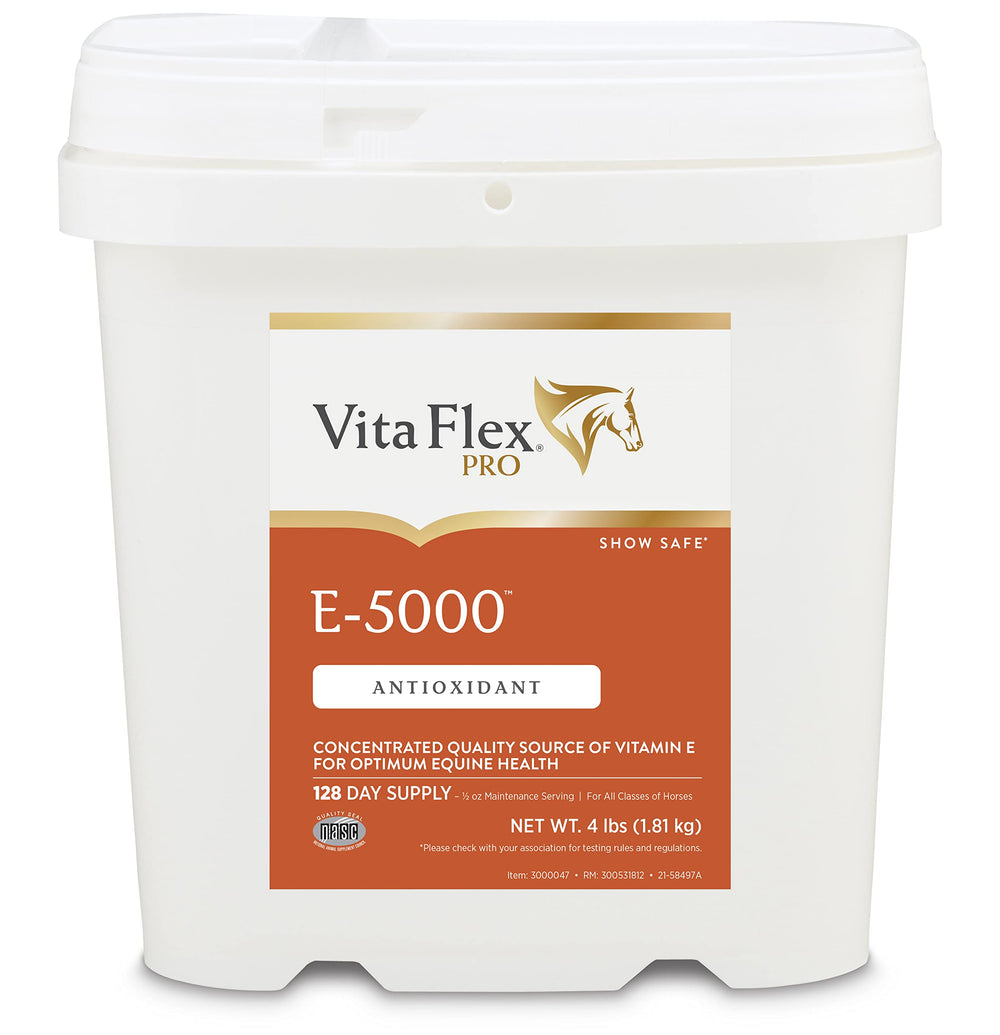 Vita Flex Pro E-5000 : poudre vitamine E, antioxydant pour chevaux