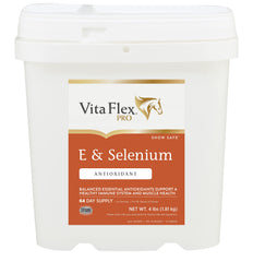 Vita Flex Pro E & Selenium: poudre prête à être ajoutée à l’alimentation pour soutenir les antioxydants.