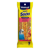 Vitakraft Crunch Sticks pour perruche au miel, croquant stimulant pour le bec.