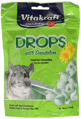 Vitakraft gouttes-pissenlit pour chinchilla : bouteille prête à verser pour dosage simple.