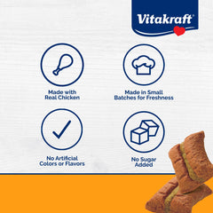 Vitakraft Meaty Morsels – texture douce idéale pour chiots et chiens âgés.