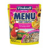 Vitakraft Menu cacatoes domestique: bol coloré de mélange stimulant l'alimentation variée.
