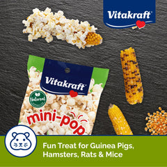 Vitakraft Mini-Pop texture croquante, parfaite pour le moment snack des petits animaux.