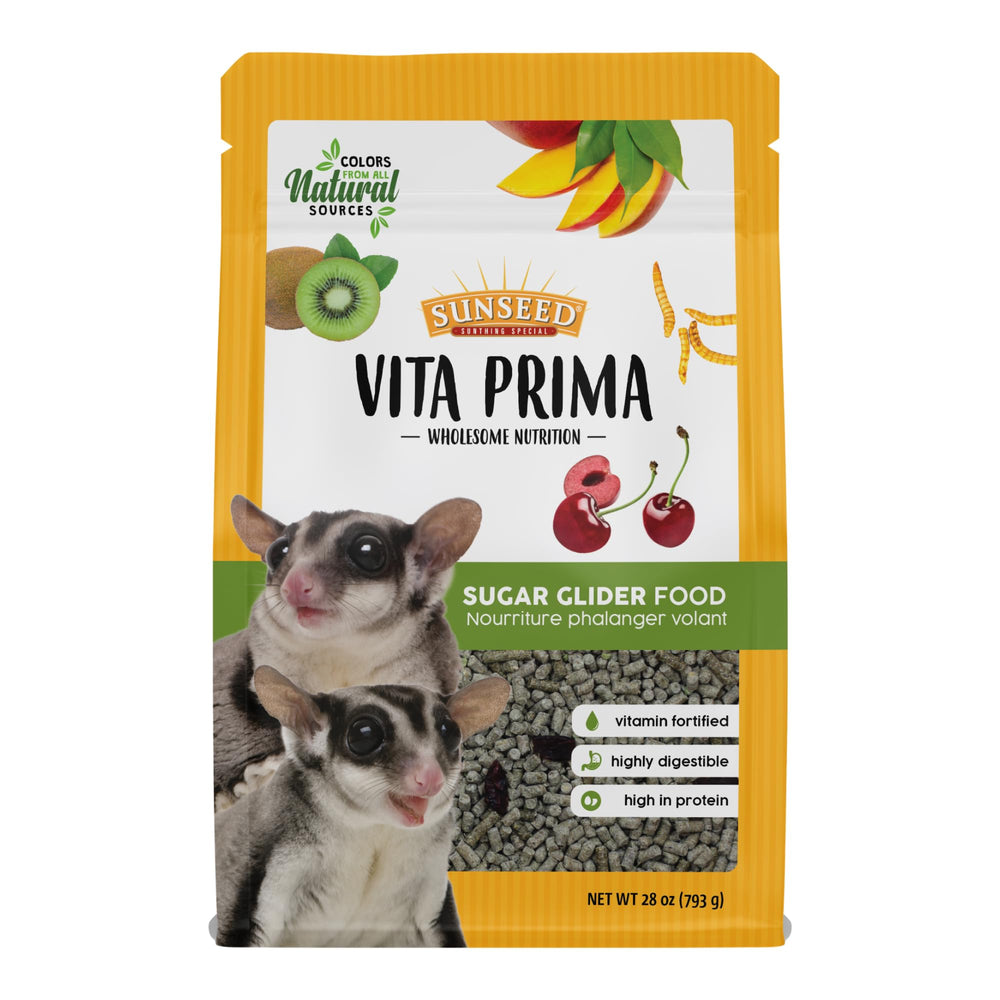 Vitakraft Sunseed Vita Prima – pellets uniformes pour alimentation régulière du marsupial volant