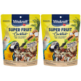 Vitakraft Super Fruit Cocktail emballage refermable, fraîcheur garantie pour oiseaux