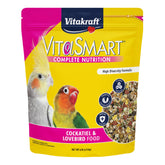 Vitakraft Vita Smart calopsitte inseparables dans bol repas quotidien varié