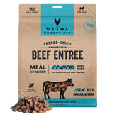 Vital Essentials boeuf lyophilise mini-bouchees emballage pratique pour reapprovisionnement