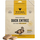 Vital Essentials mini patty canard, prêt à servir, riche en protéines.