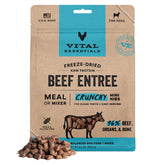 Vital Essentials nibs boeuf croquant séché pour chien actif et énergique