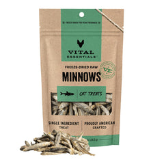 Vital Essentials vairons lyophilisés – sachet, friandise riche en protéines naturelle pour chat