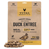 Vital Essentials canard, morceaux mous dans le sachet, idéal comme repas complet
