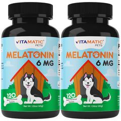 Vitamatic Melatonin chien – emballage pack2 pratique pour voyage