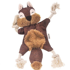 Jouet Vitscan Crinkle avec sifflet dans la tête pour attirer l’attention.