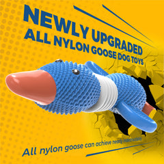 Jouet Vitscan oie en nylon, aile solide pour mordiller.