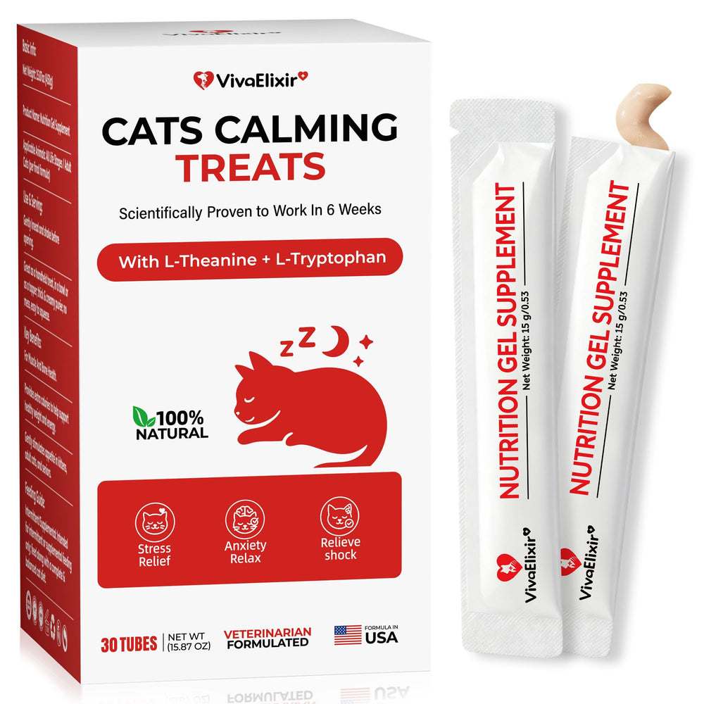 VivaElixir chat-apaisant gel-tubes: apporte un moment calme.