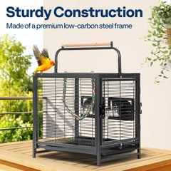 Cage VIVOHOME en fer forgé espacement des barres 0,6 pouce pour protection