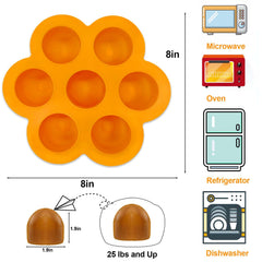 Vodolo moule à 7 trous pour friandises canines variées