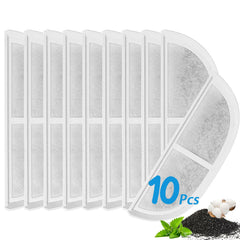 Vofiiln lot de 10 filtres fontaine animaux pour chiens et chats, eau plus fraîche.