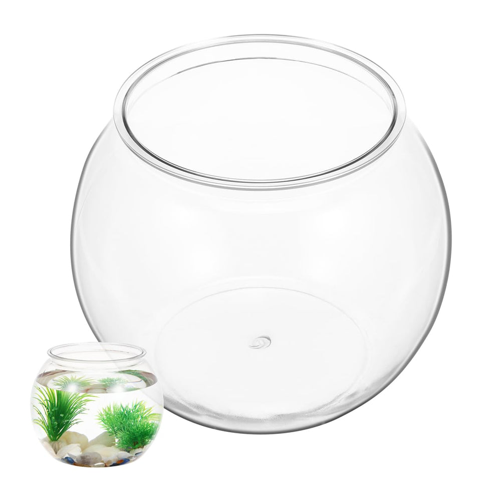 VOSAREA bol poisson plastique 11 L, transparence parfaite pour observer le mini-écosystème