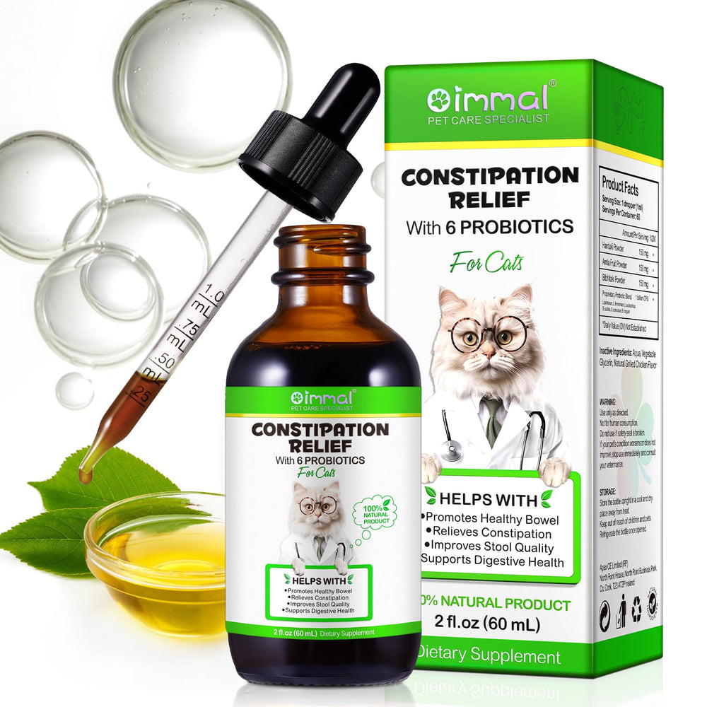 VOSIFSDIY Chat gouttes bouteille – potentiel soulagement de la constipation