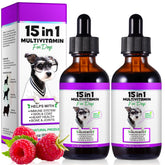 VOSIFSDIY Multivitamine Chien - bouteille: soutien global et énergie naturelle