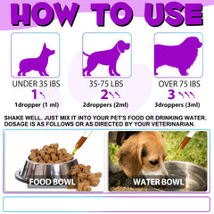 VOSIFSDIY Multivitamine Chien - gouttes: administration facile et dose précise