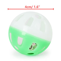 Balle-cloche bleu VOVIGGOL pour chat, cloche attrayante en mouvement