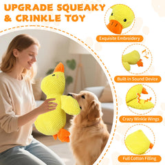 VOXGET canard-bruit-crinkle : bruit de froissement divertissant pour chien.