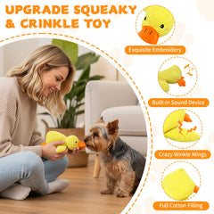 VOXGET Canard peluche-interactif, design attractif pour des sessions de jeu et de câlins.