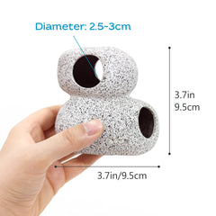 Vtapliea pierre naturelle pour aquarium, décor robuste et durable.