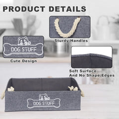 Rangement gris Vumdua pour chiens et chats, organisation et accessibilité