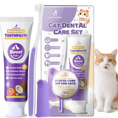 VVHOMIFE brosse chat soft, nettoyage précis pour petites dents et zones difficiles d'accès.