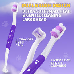 VVHOMIFE dentifrice coco-poulet pour chien combat le tartre et la plaque.