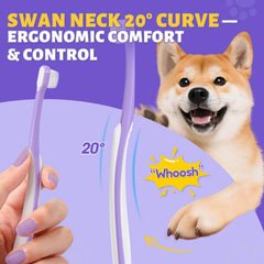VVHOMIFE – Têtes tendres pour gencives sensibles, brossage doux pour chiots.