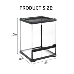 Porte frontale ouverte Waazoorep terrarium facilite l accès et le nettoyage