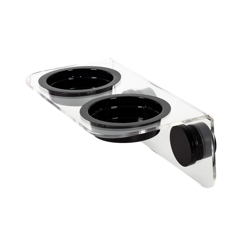 Étagère magnétique WACOOL pour reptiles avec six tasses incluses, pratique et polyvalente.