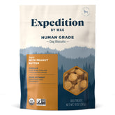 Le paquet Wag Expedition biscuits pour chien, prêt à récompenser lors des entraînements.